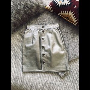 🖤🖤🖤Vintage Leather skirt